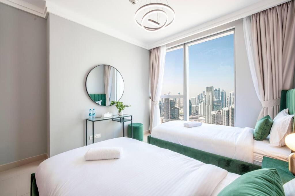 두바이 Magnificent Brand New Lux 3Br Burj & Fountain View 아파트 외부 사진