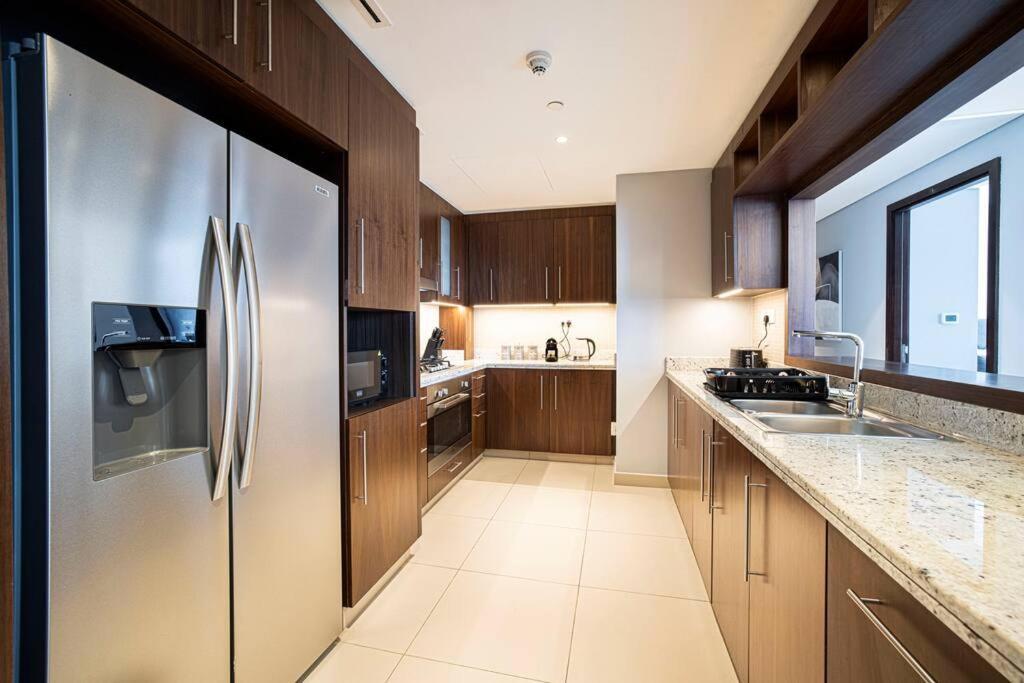 두바이 Magnificent Brand New Lux 3Br Burj & Fountain View 아파트 외부 사진