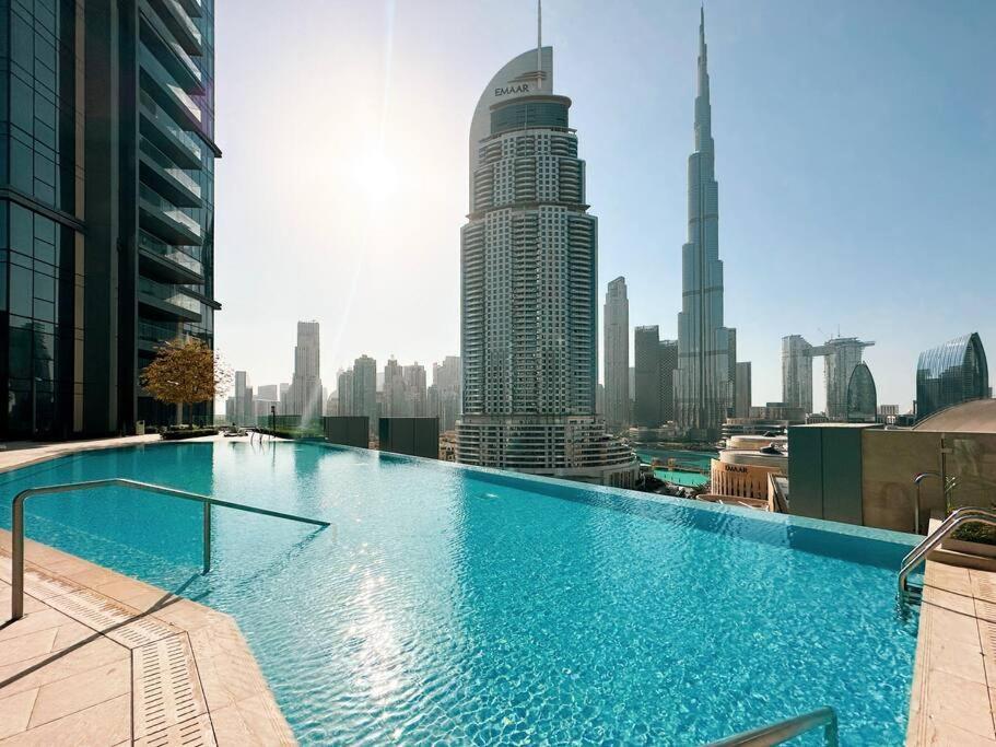 두바이 Magnificent Brand New Lux 3Br Burj & Fountain View 아파트 외부 사진